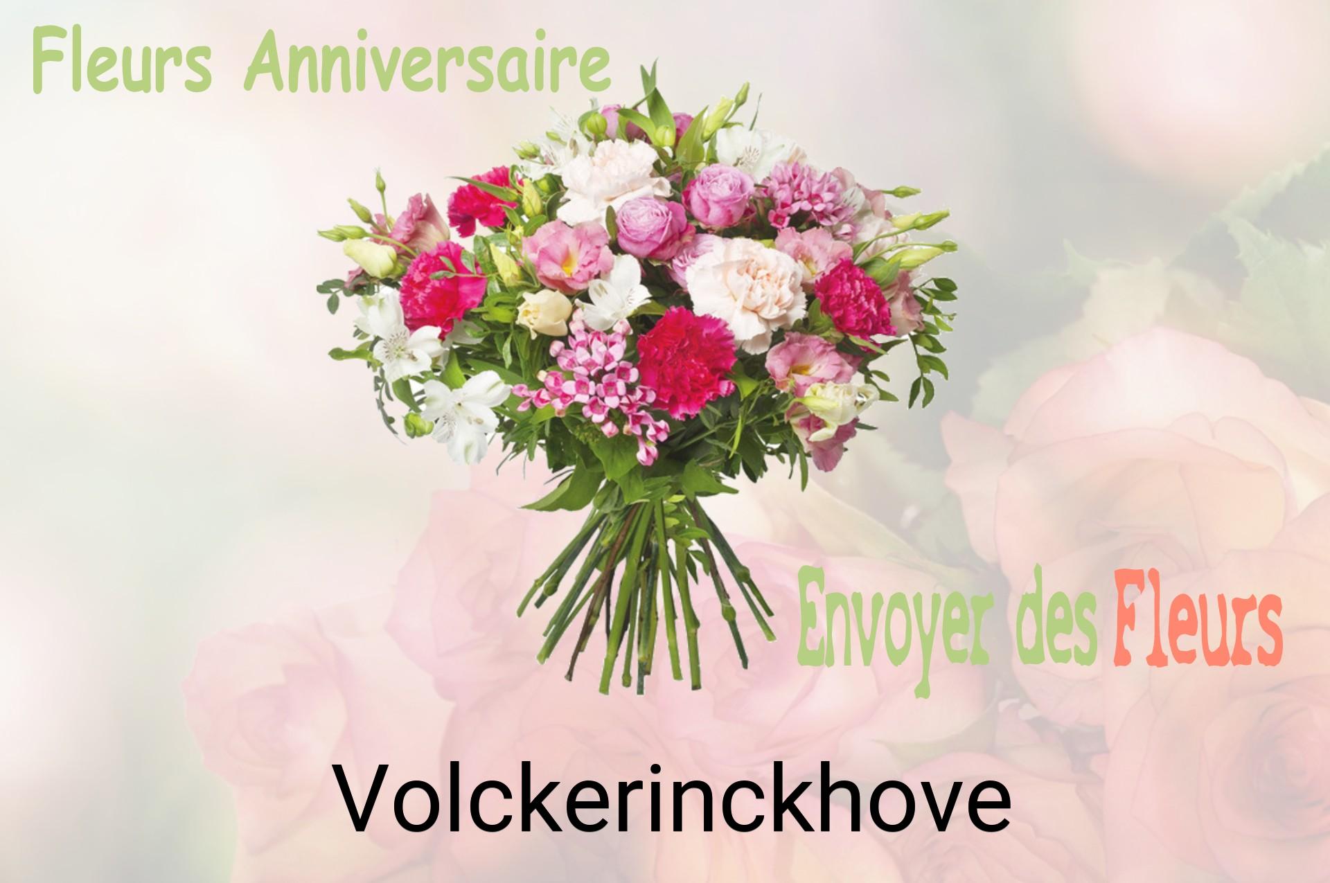 Bouquet de fleurs d’anniversaire livré à Volckerinckhove
