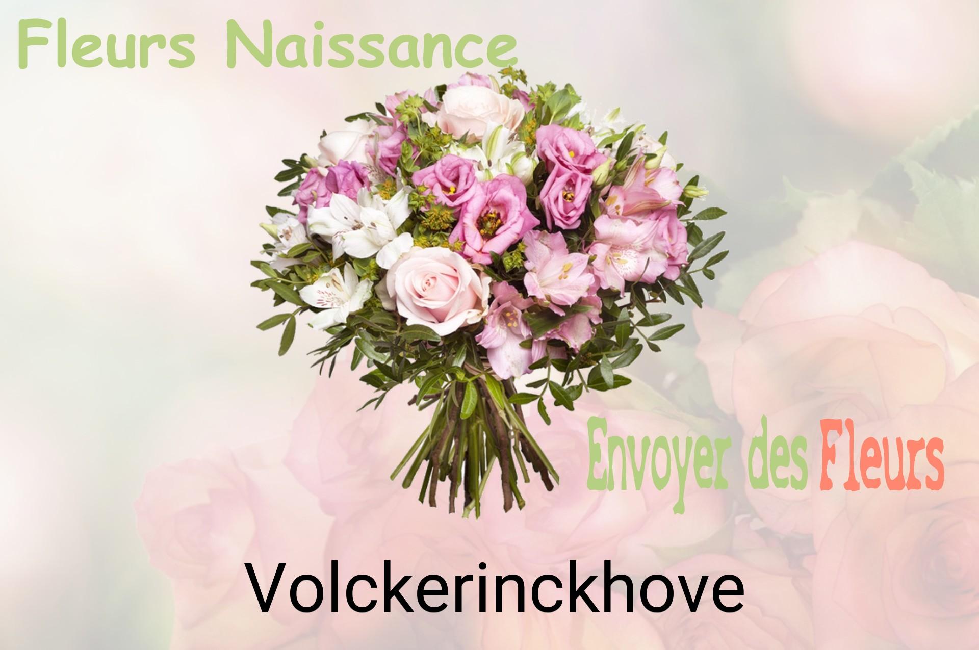 Bouquet de fleurs de naissance livré à Volckerinckhove