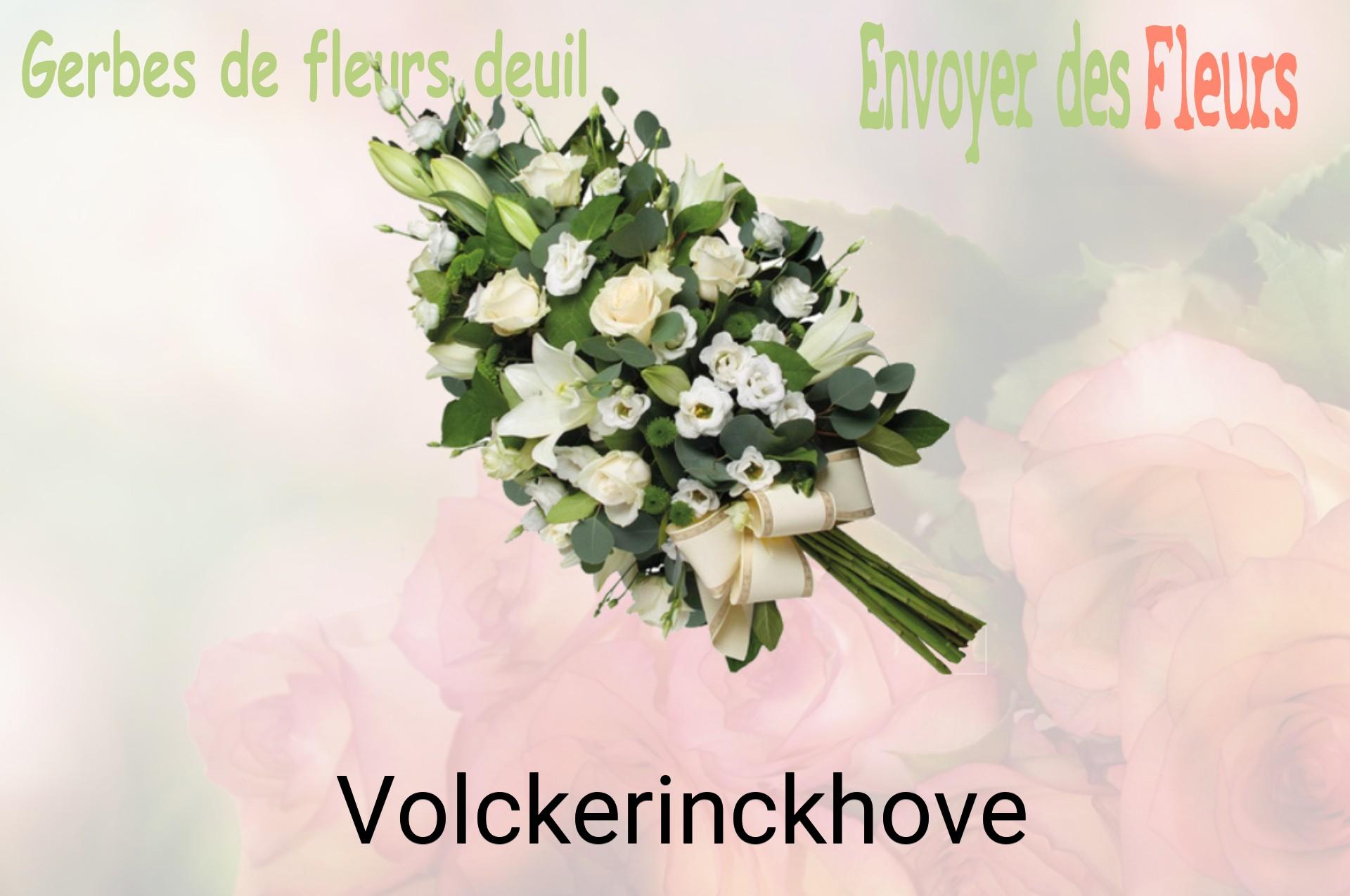 Gerbe de fleurs de deuil livrée à Volckerinckhove